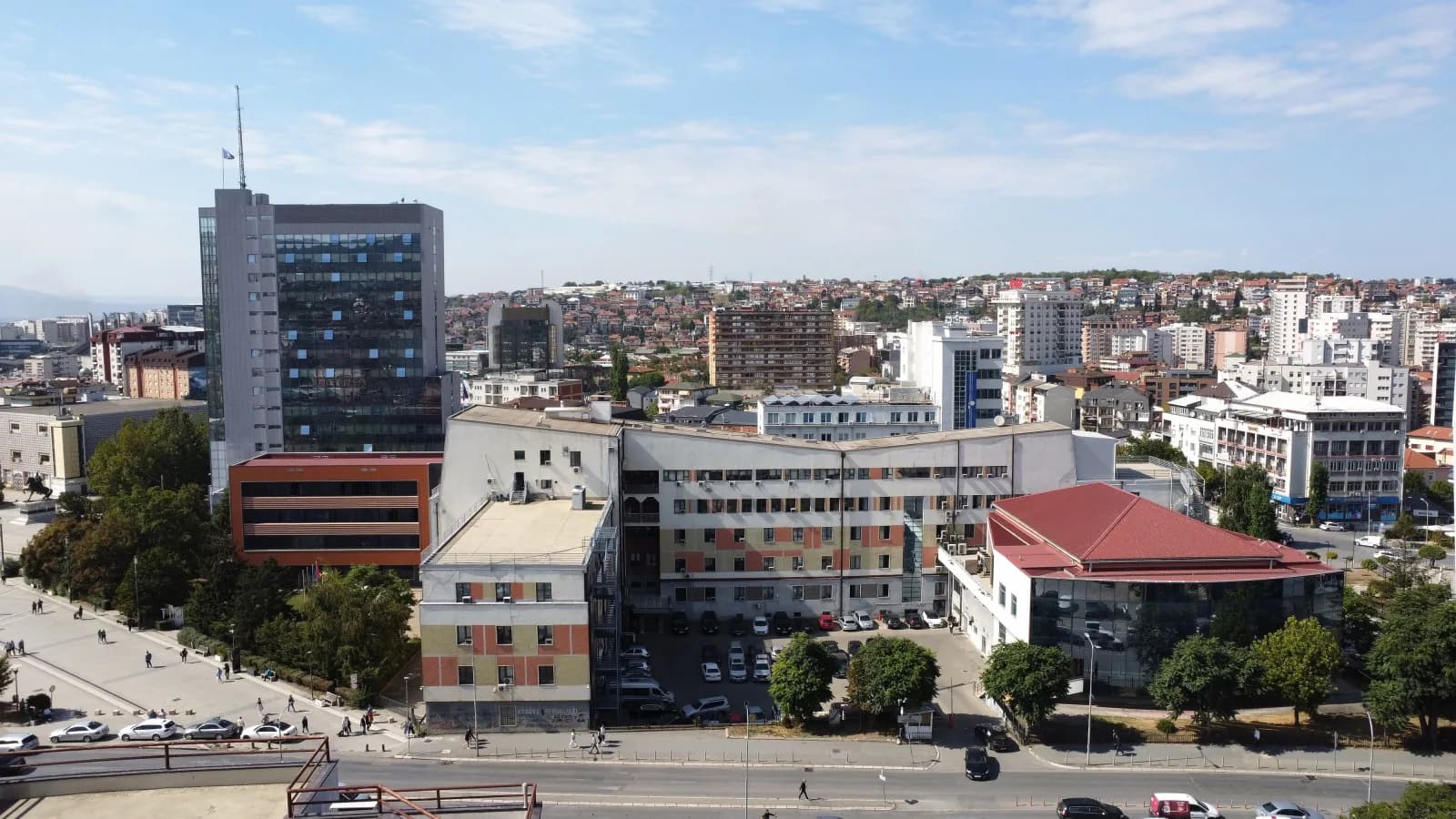 Official government building in Kosovo