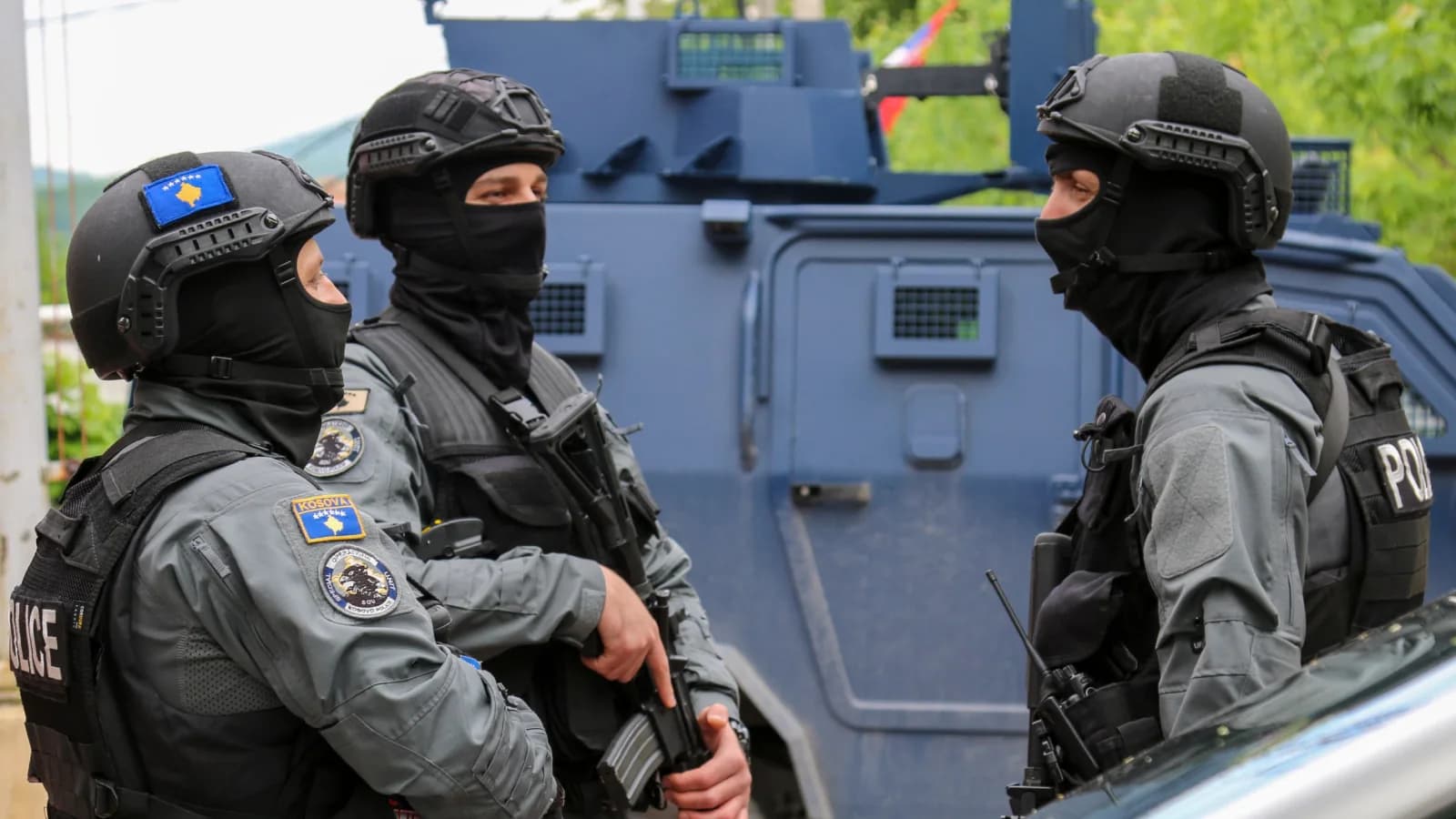 Fotografia paraqet ndërtesën e Policisë së Kosovës.